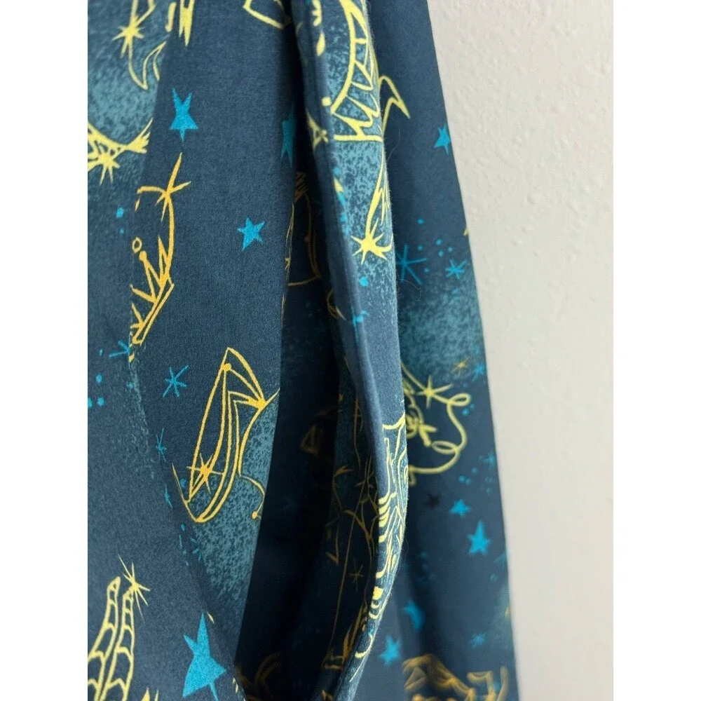 Pinup Couture Audrey Zodiac Celestial Dress Large Fit & Flare Retro Rockabilly - Picture 8 of 10